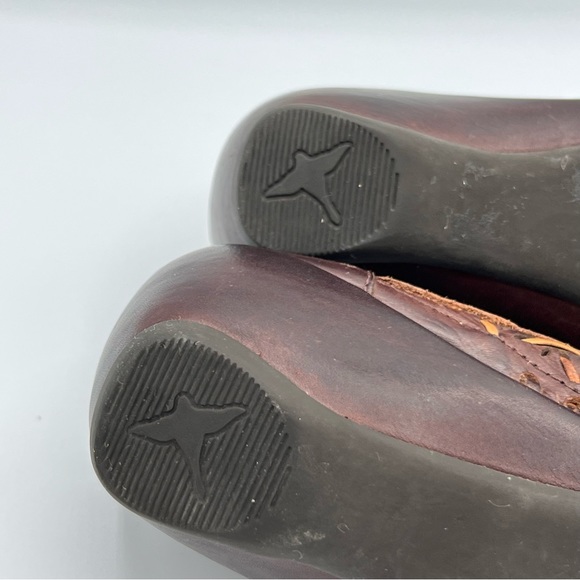 Pikolinos Brown & Carmel‎ Woven Leather Uppers, Mules, 7 New Without Box - Picture 8 of 13